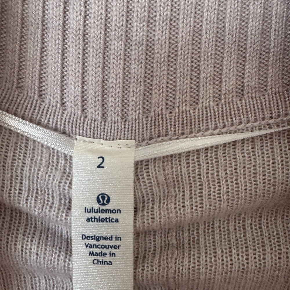 Lululemon Wrap Cardigan Size 2 - Picture 2 of 4